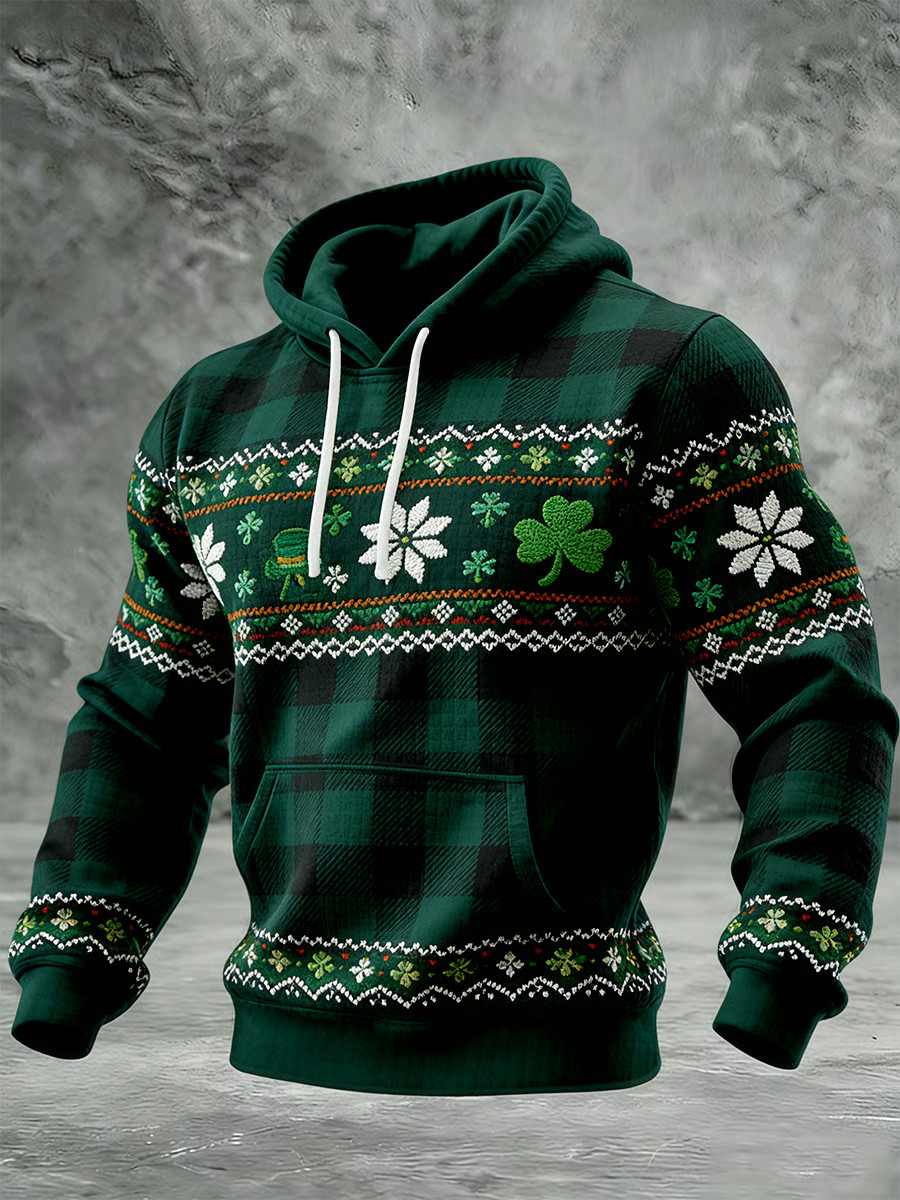 St Patty's Day Shamrock Hoodie St Paddys Day Clothes Great Saint Patrick's Day Ideas