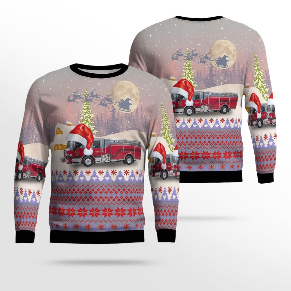 St Robert Missouri St Robert Fire and Rescue AOP Ugly Sweater Unisex Christmas Gift