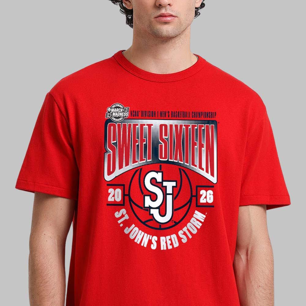St. John's Red Storm Men's Basketball 2026 T-Shirt NCAA March Madness Shirt Fan Gear