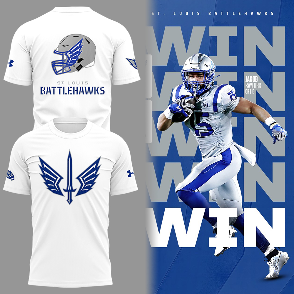 St. Louis Battlehawks T-Shirt Gifts To Give Football Players