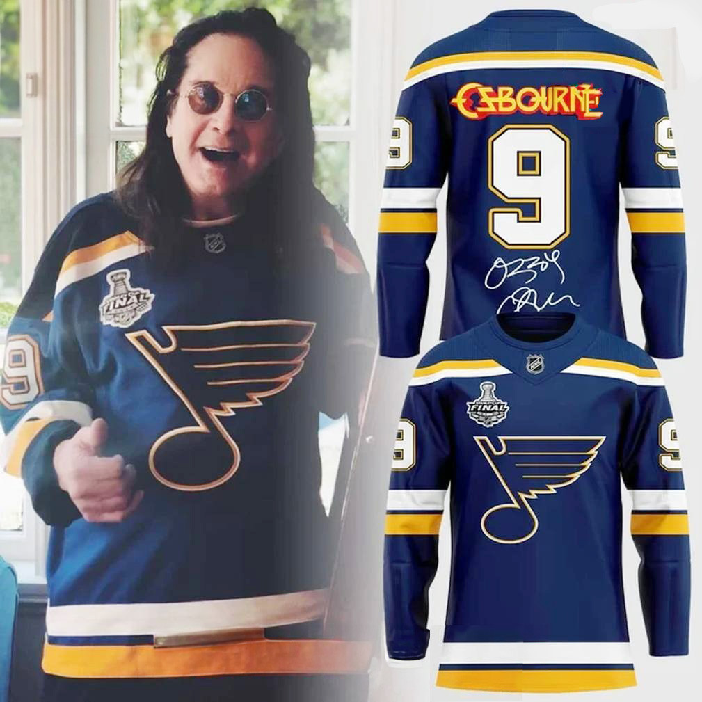 St. Louis Blues x Ozzy Osbourne Thank You For The Memories Hockey Jersey Gifts For Fans