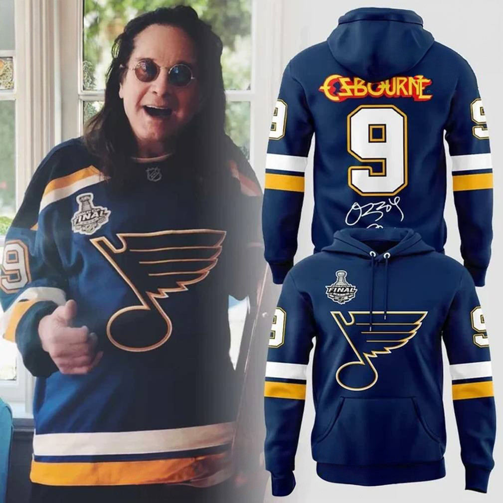 St. Louis Blues x Ozzy Osbourne Thank You For The Memories Hoodie Gifts For Fans