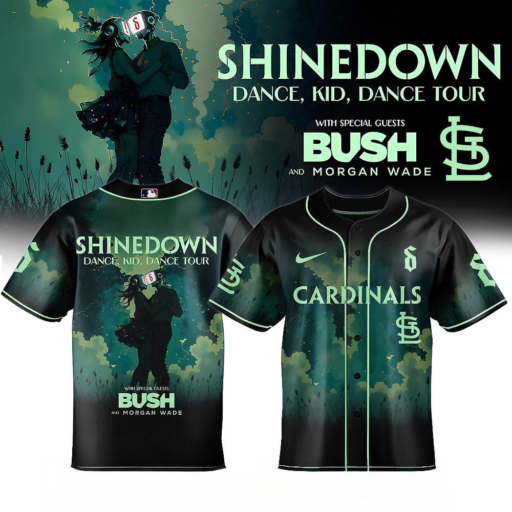 St. Louis Cardinals Shinedown Dance Kid Dance Tour 2025 Baseball Jersey Best Gift For Baseball Fans