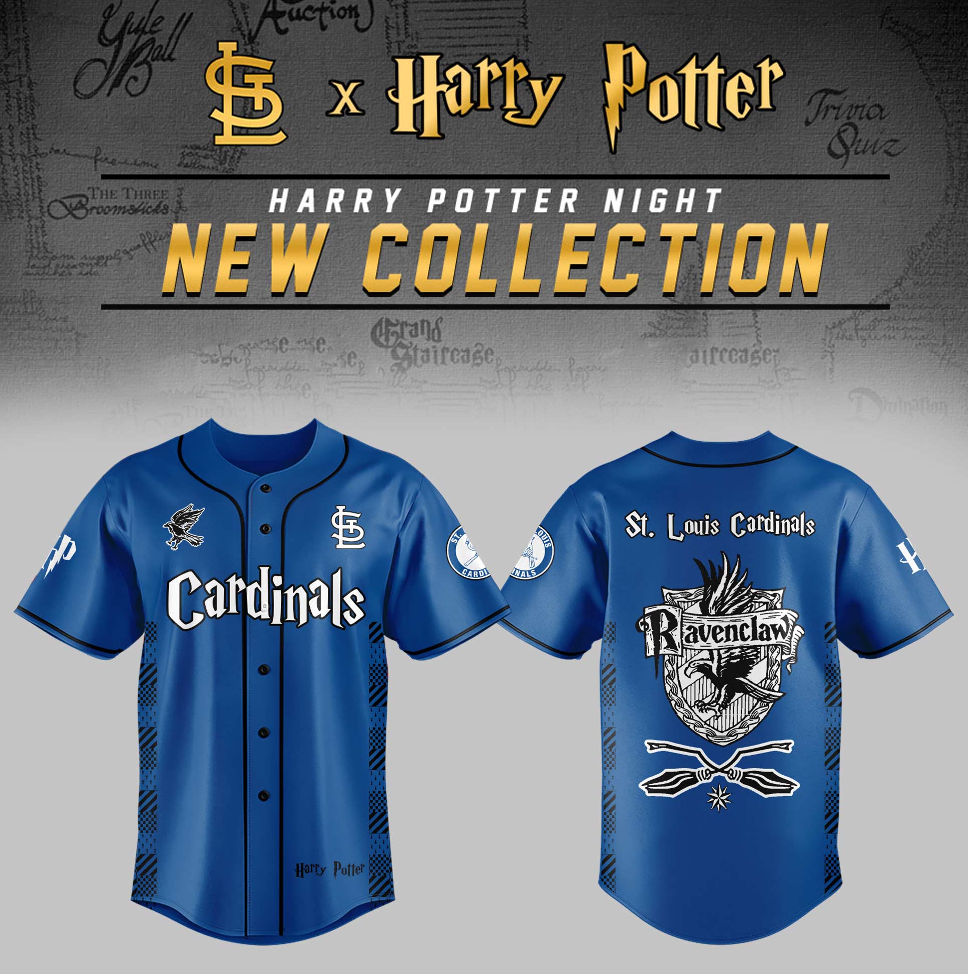 St. Louis Cardinals x Harry Potter Night Ravenclaw House Jersey Unique Baseball Gifts