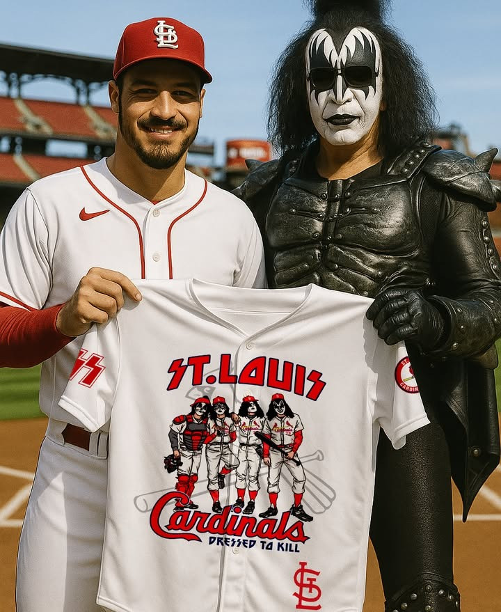 St. Louis Cardinals x KISS Mashup Jersey Shirt Unique Gift For St. Louis Cardinals Fans