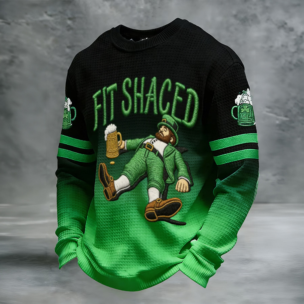 St. Patrick's Day Beer Festival Long Sleeve Shirt Fit Shaced St Patrick's Day 2026 Merch
