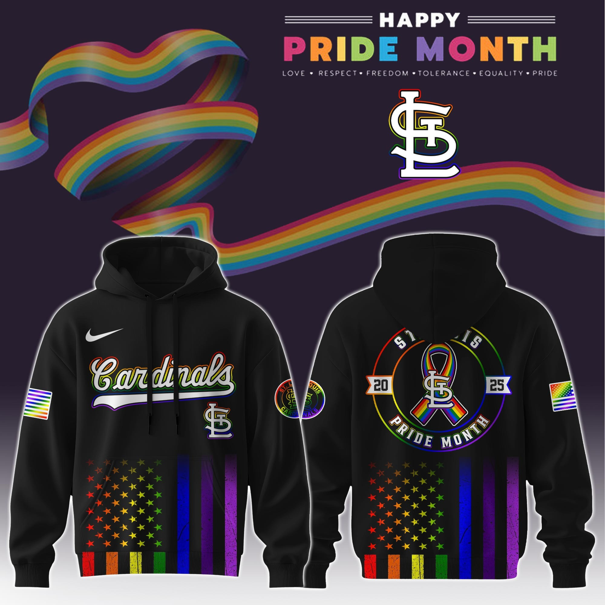 St.Louis Cardinals Special Pride Month Limited Edition Hoodie Baseball Team Gift Ideas