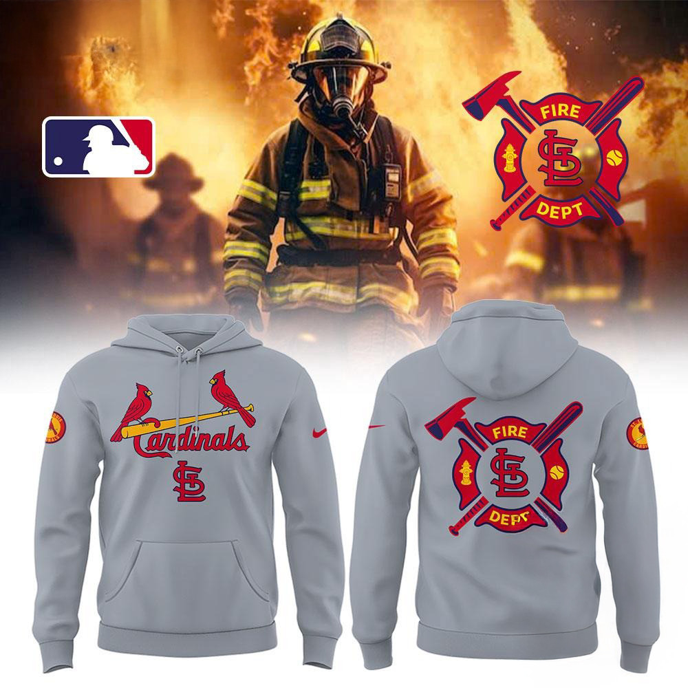 St.Louis Cardinals x Firefighter Appreciation Night 2025 Hoodie Gift Ideas For Basketball Lovers