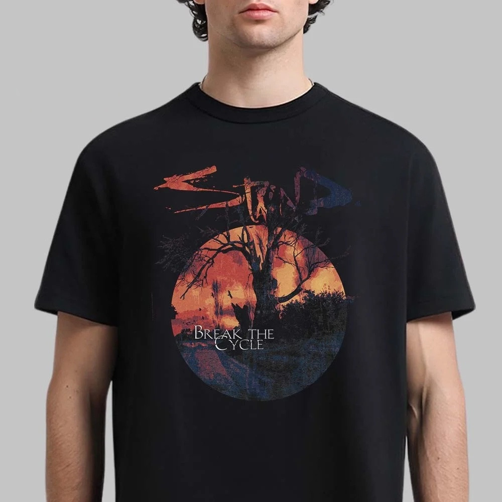 Staind Merch Break The Cycle 25 Anniversary T-Shirt Staind Clothes Unique Gift For Fans