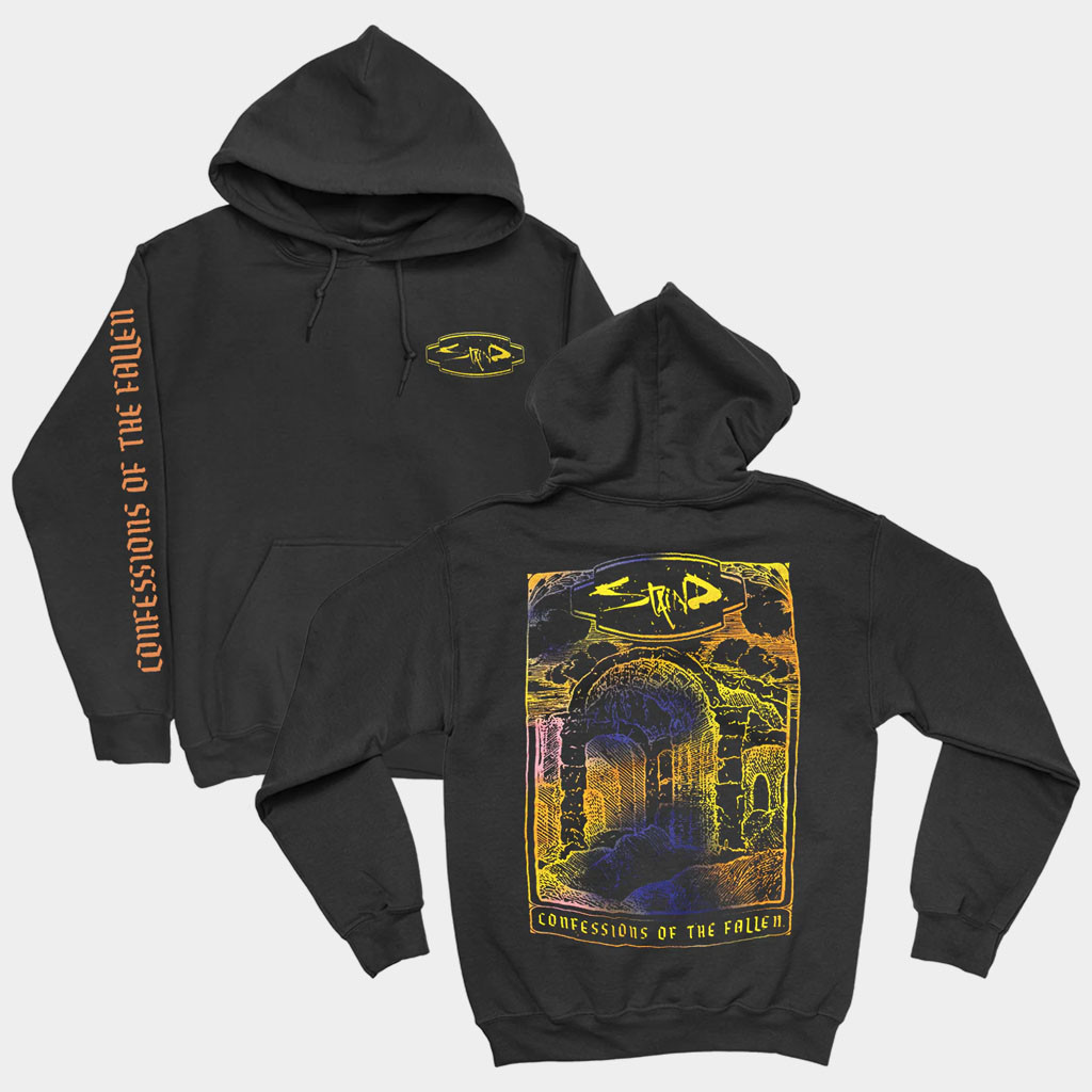 Staind Merch Confessions Of The Fallen Hoodie Staind Hoodie Gifts For Rock Lovers-1