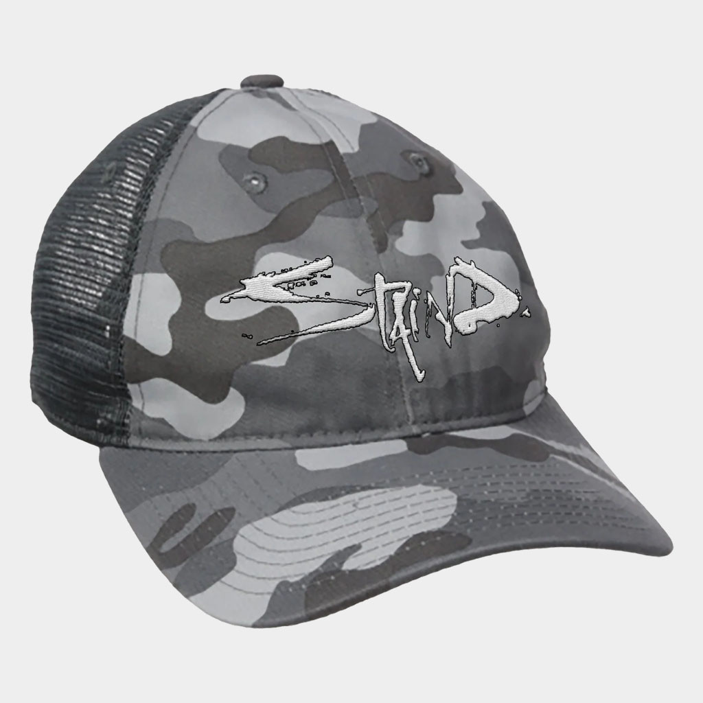 Staind Merch Embroidered Staind Logo Camo Hat Birthday Present For Brother