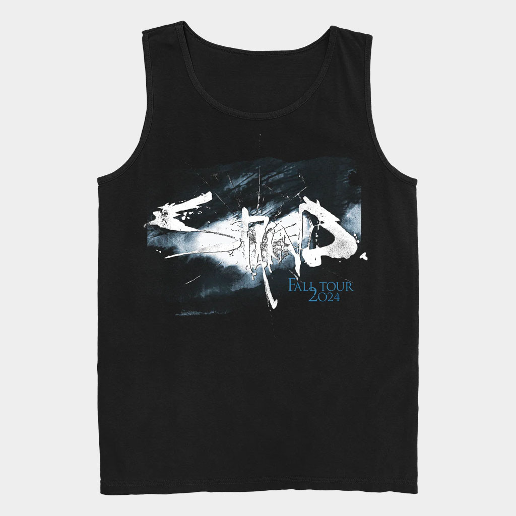 Staind Merch Fall Tour 2024 Shatter Tank Top Gifts For Rock Band Fans