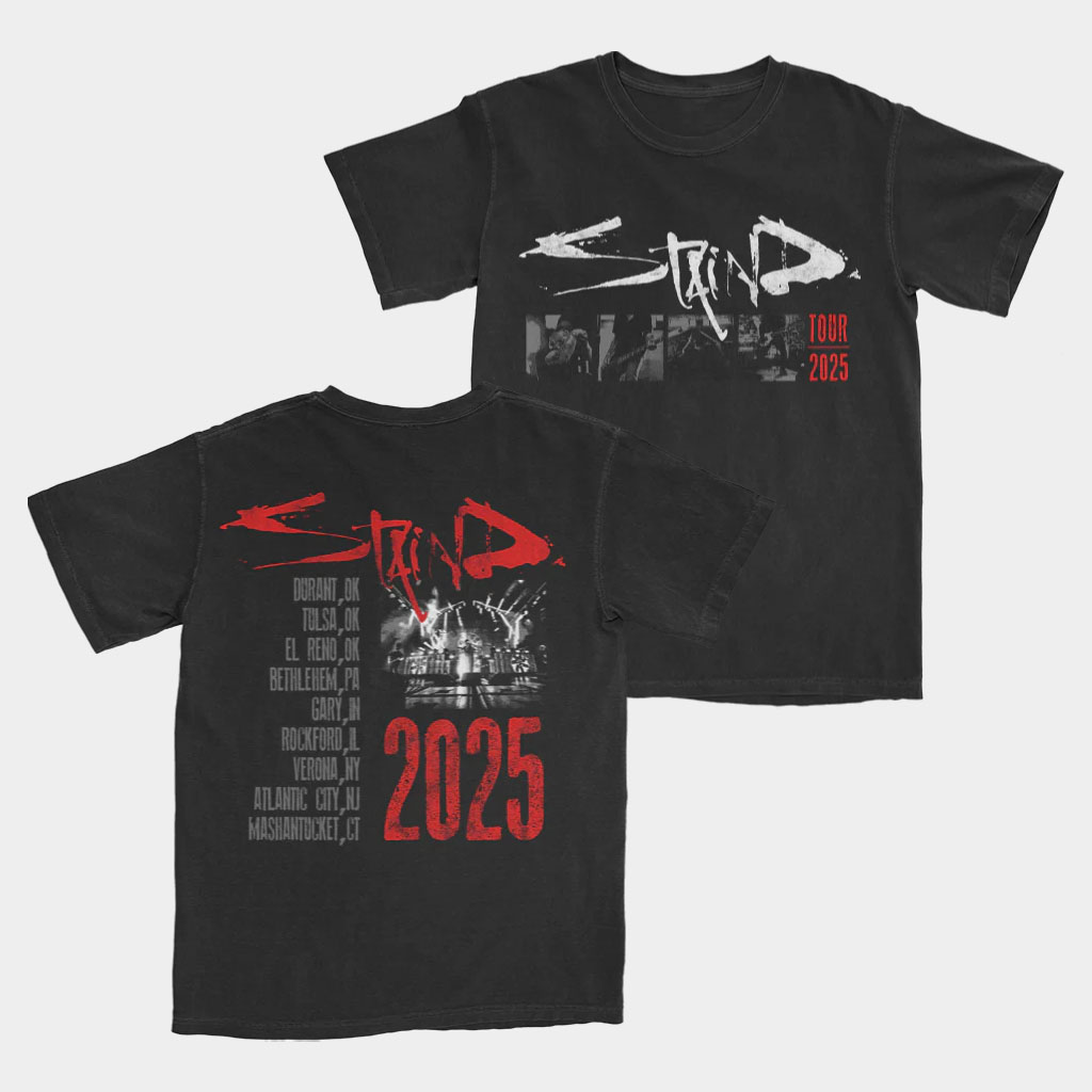 Staind Merch Isolated Fall 2025 Tour T-Shirt Staind Shirt Presents For Music Lovers