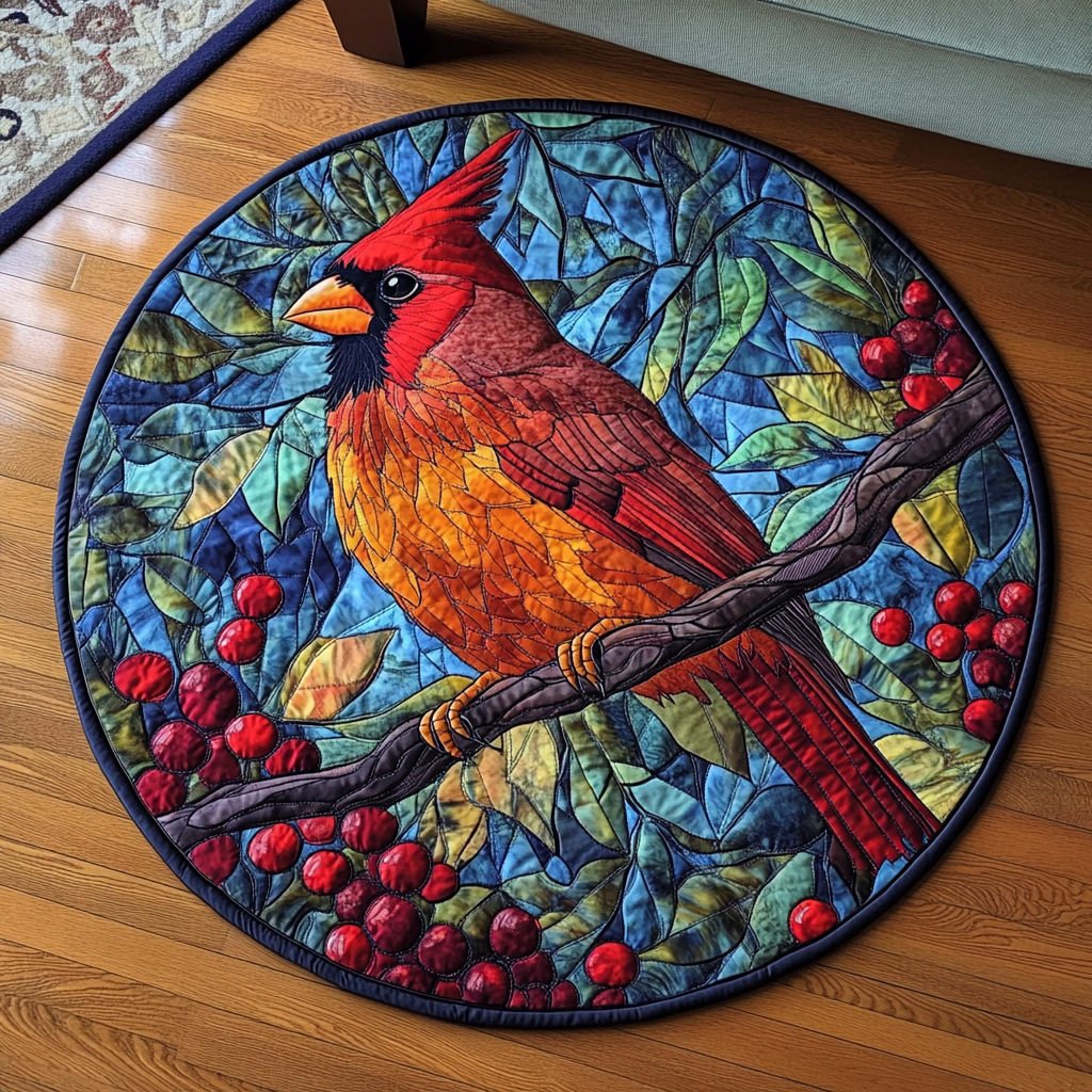 Stained Glass Quilted Round Mat Entry Way Ideas Christmas Ideas For Brother