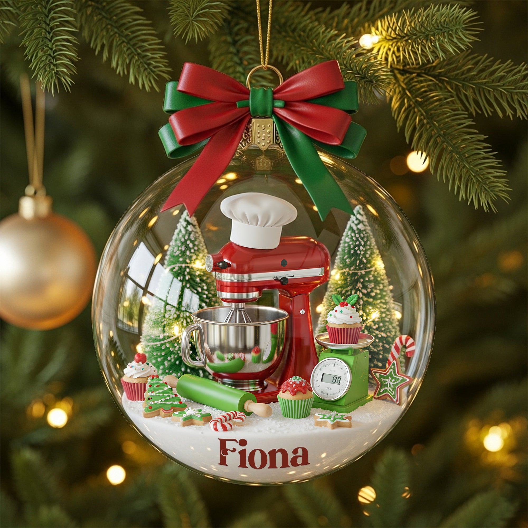Stand Mixer Ornament - Personalized Christmas Gifts For Bakers - Fun Holiday Ornament Gift