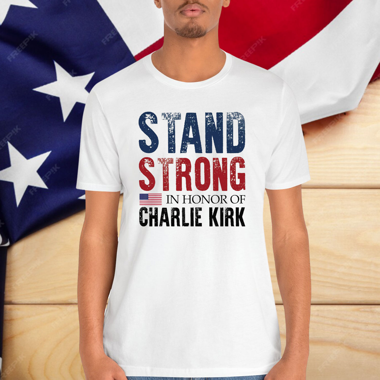 Stand Strong In Honor Of Charlie Kirk Shirt