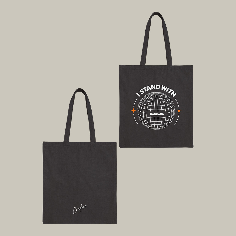 Stand With Candace Tote Bag Candace Owens Merch Good Gift For Supporters