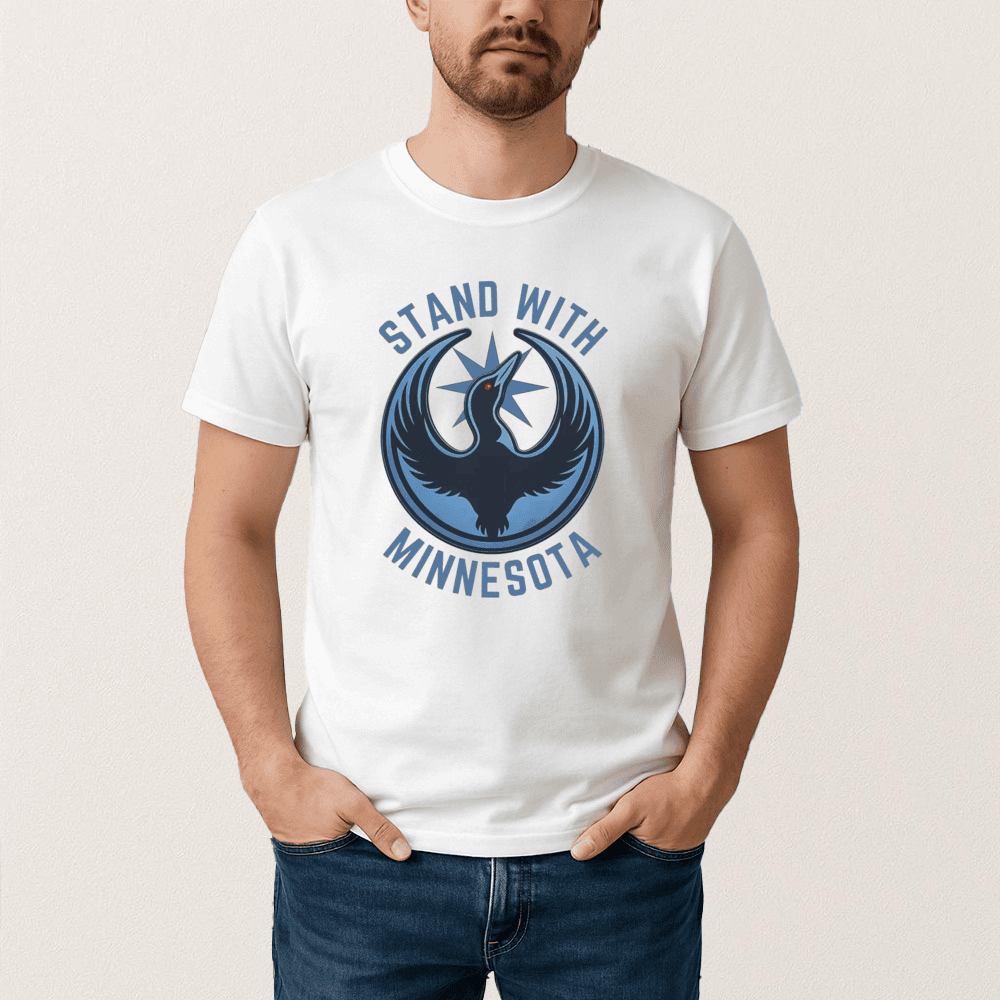 Stand With Minnesota Shirt Minnesota Loon North Star T-Shirt ICE In Minneapolis Shirt