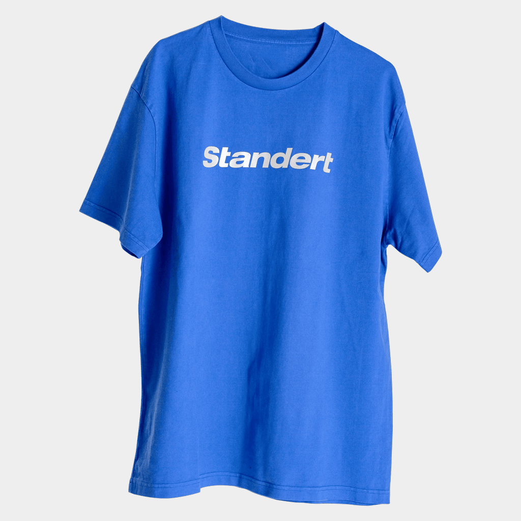 Standert Merch Blue Performance Logo T-Shirt Standert Bicycles Shirt Gifts For Husband