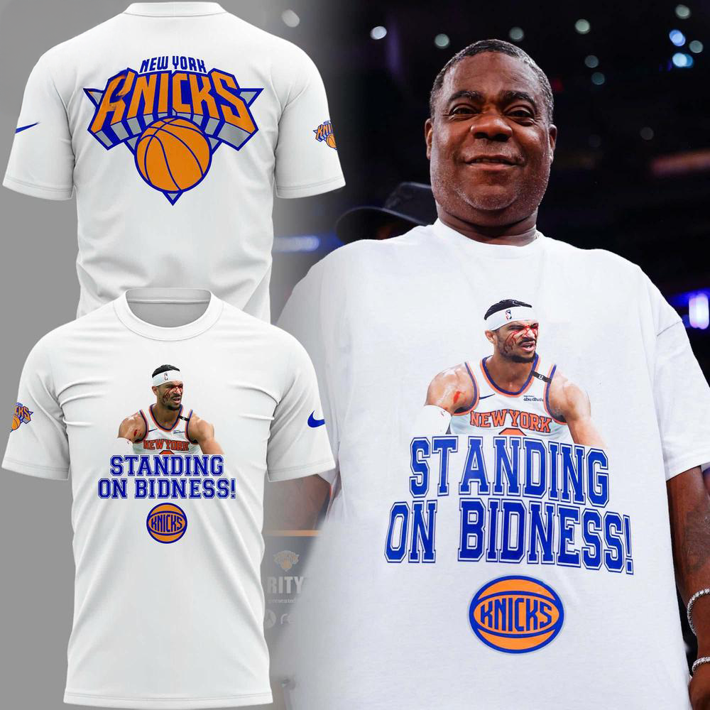 Standing On Bidness New York Knicks Limited Edition T-Shirt Best Gift For Basketball Lover