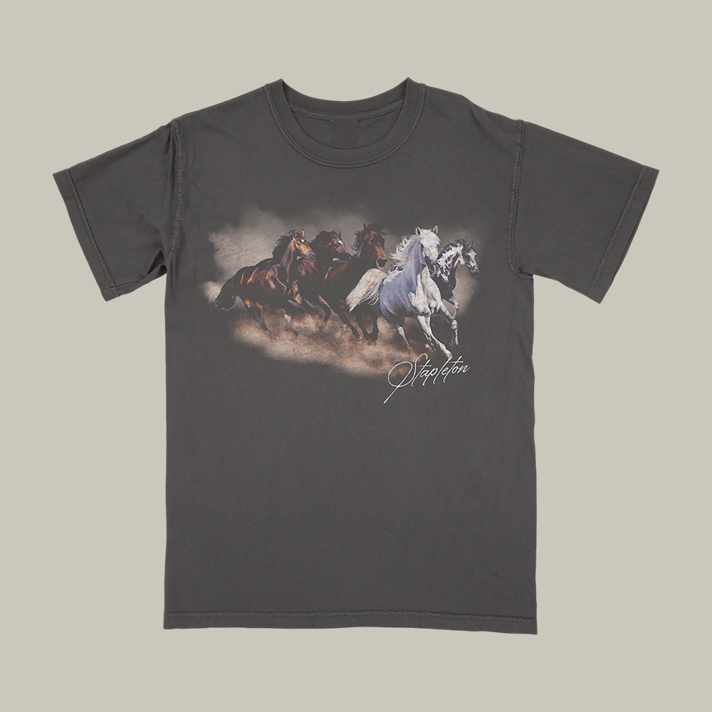 Stapleton Horses T-Shirt Country Music Tee Chris Stapleton Lover Present