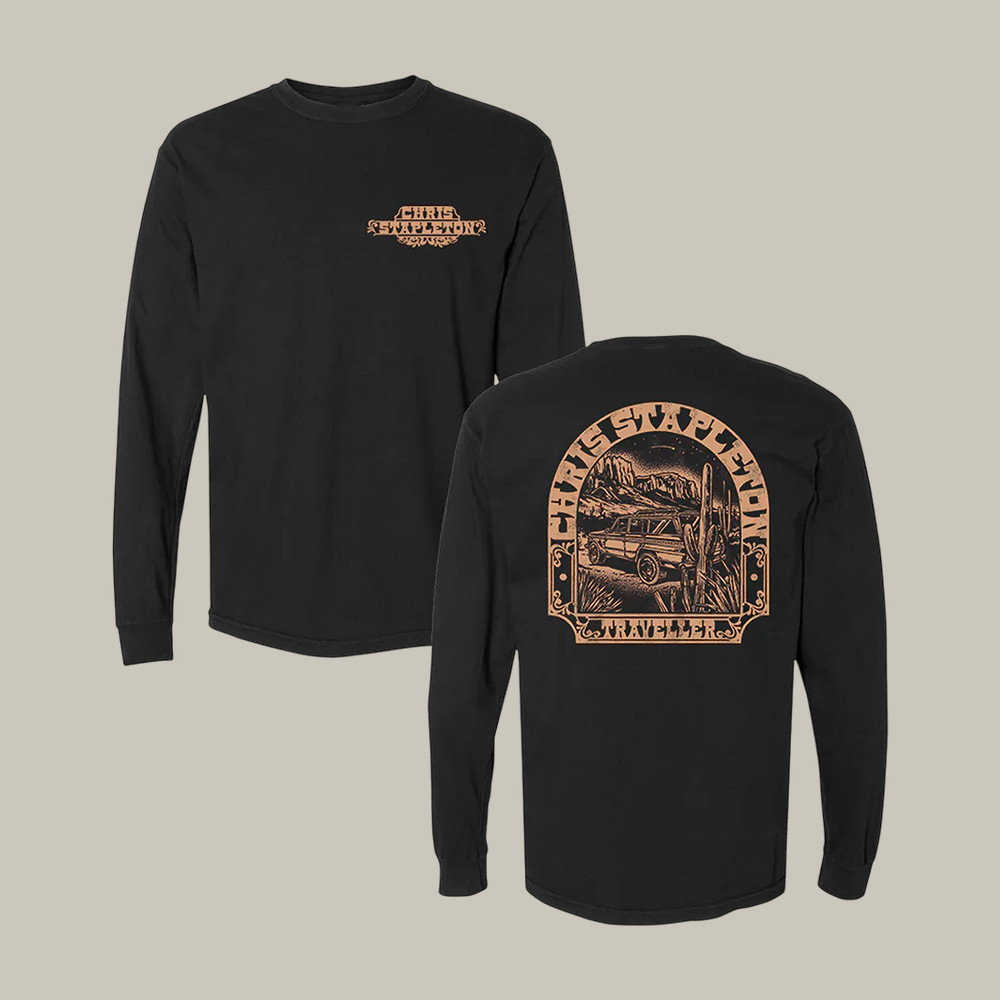 Stapleton Jeep Traveller Long Sleeve Shirt Country Music Apparel Chris Stapleton Fan Gift