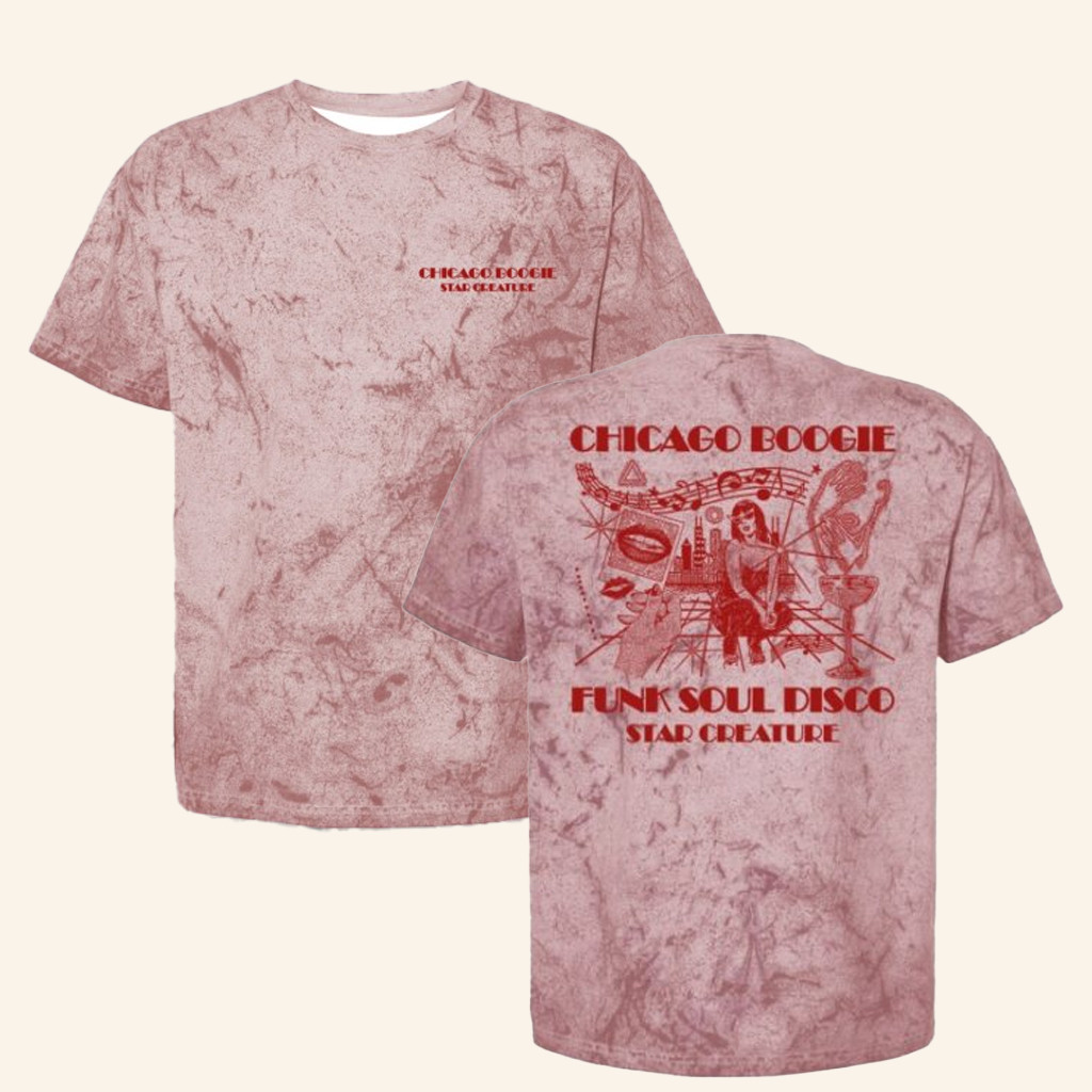 Star Creature Merch Chicago Boogie Volume 4 T-Shirt Unique Gifts For Music Lovers Star Creature Merch Chicago Boogie Volume 4 T-Shirt Unique Gifts For Music Lovers