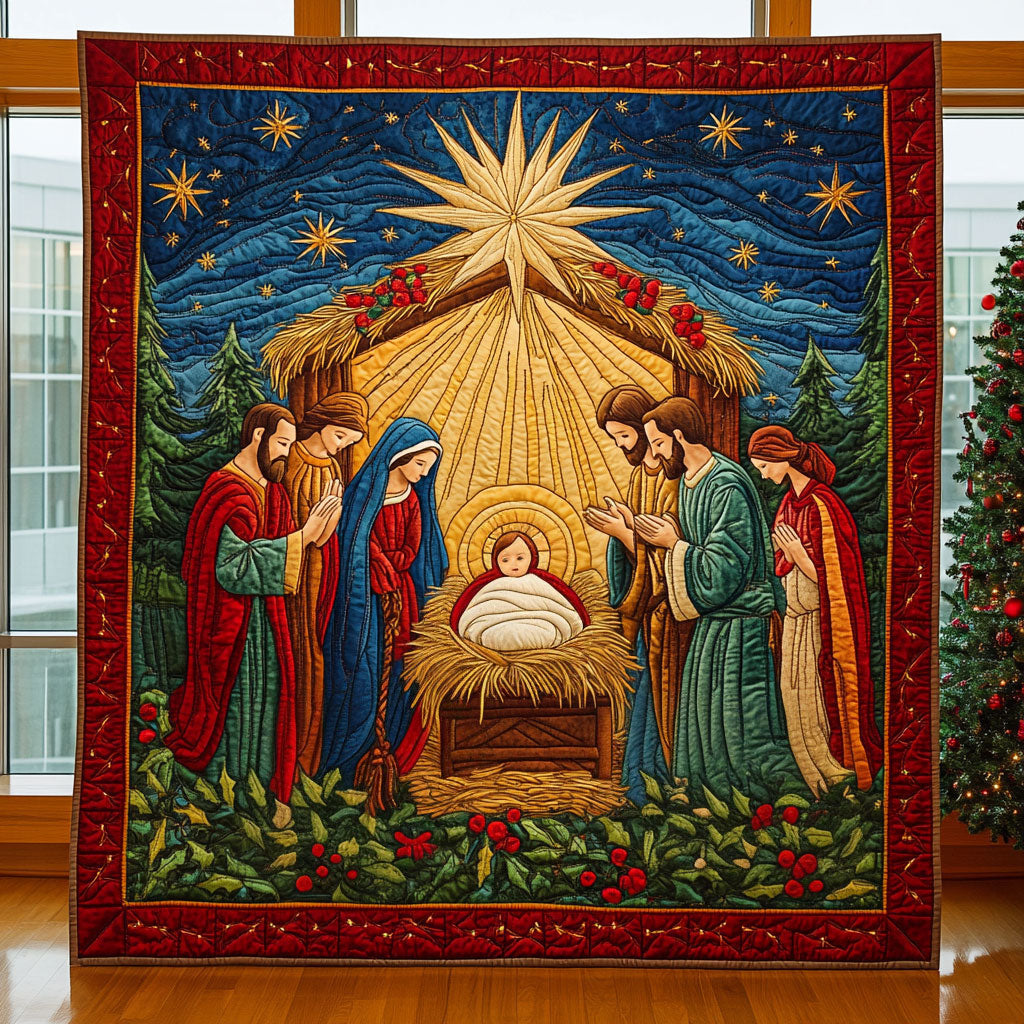 Star of Hope Quilt Blanket King Size Blanket Christian Gifts For Christmas