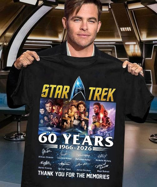 Star Trek 20 Years 1966-2026 Thank You For The Memories T-Shirt Gifts For Fans For Dad