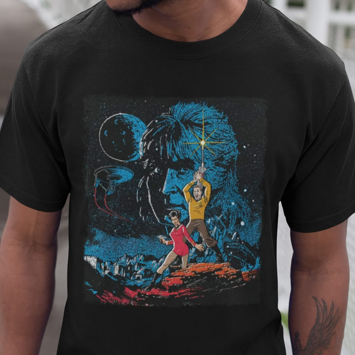 Star Trek Iconic Star Wars Poster Art Print Shirt Gifts For Star Trek Fans Adults