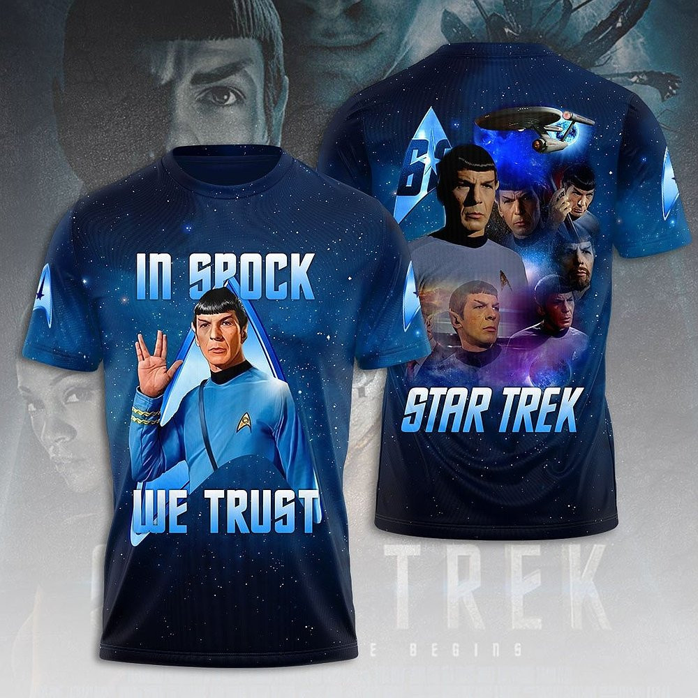 Star Trek In Srock We Trust 60th Anniversary T-Shirt Great Present For Fans