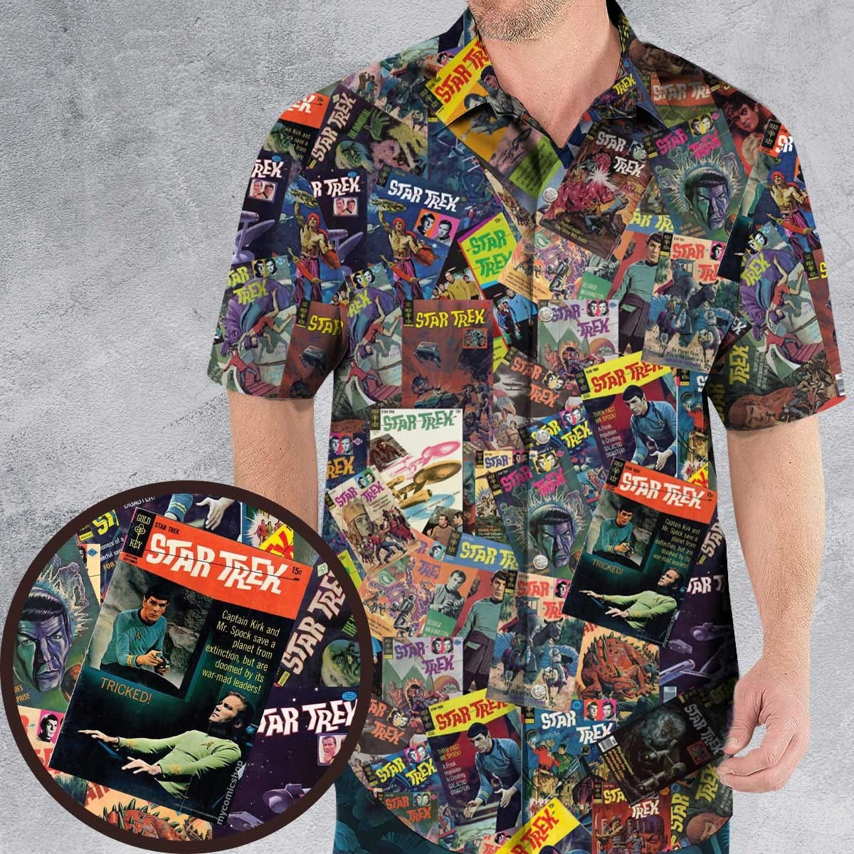 Star Trek Live Long And Prosper Hawaiian Shirt Star Trek Button Down Shirt Merch Fan Gifts