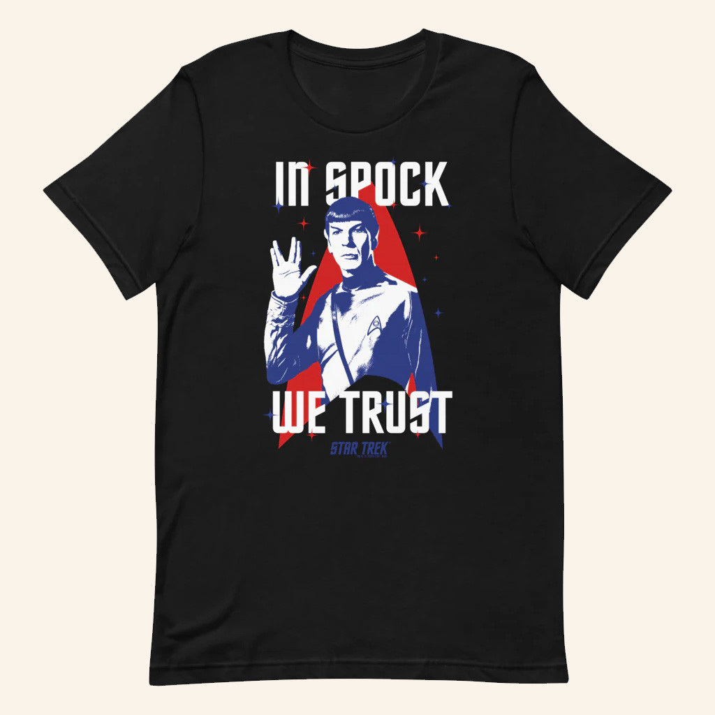 Star Trek Merch In Spock We Trust T-Shirt Unique Gifts For Husband