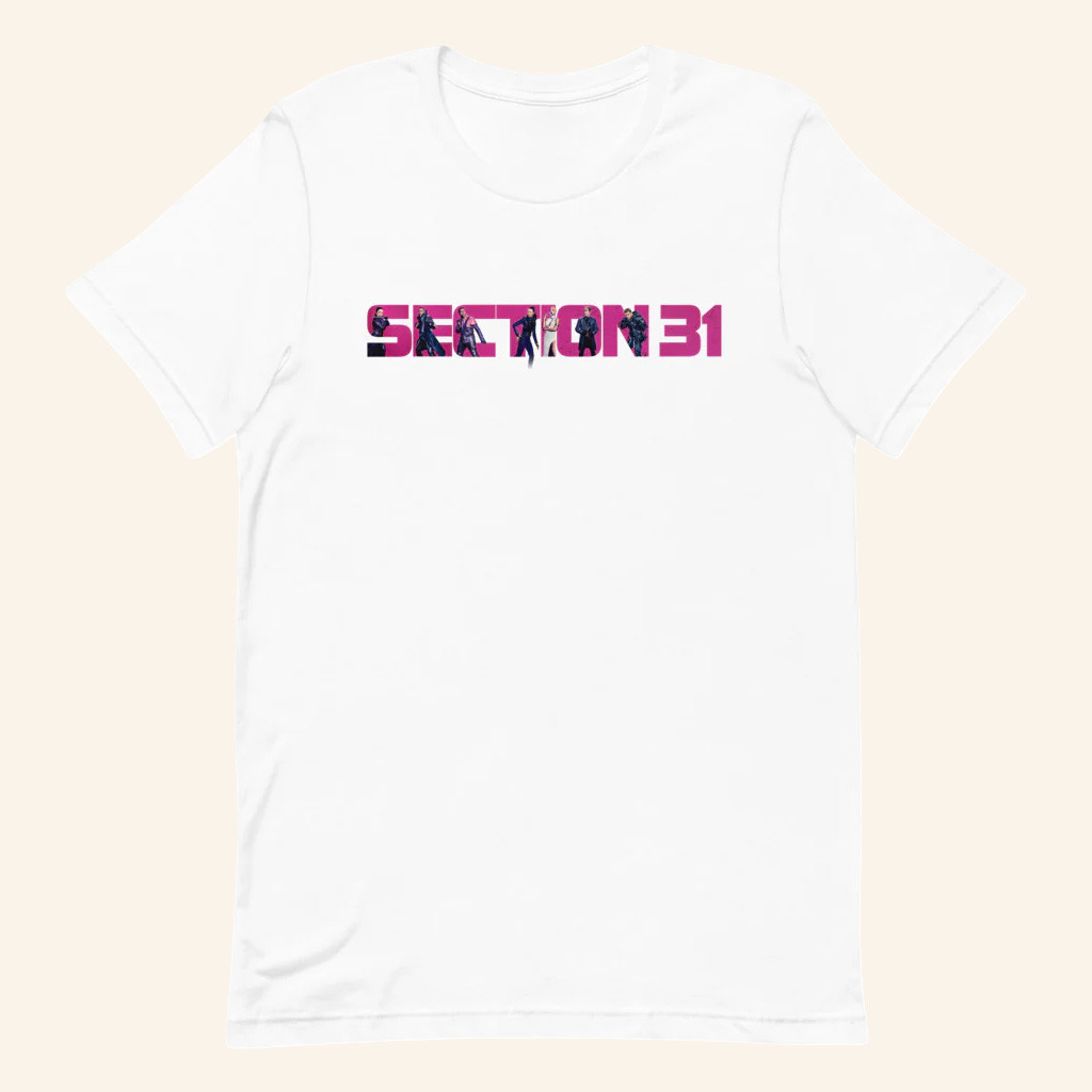 Star Trek Merch Section 31 Cast White T-Shirt Gifts Ideas For Dad