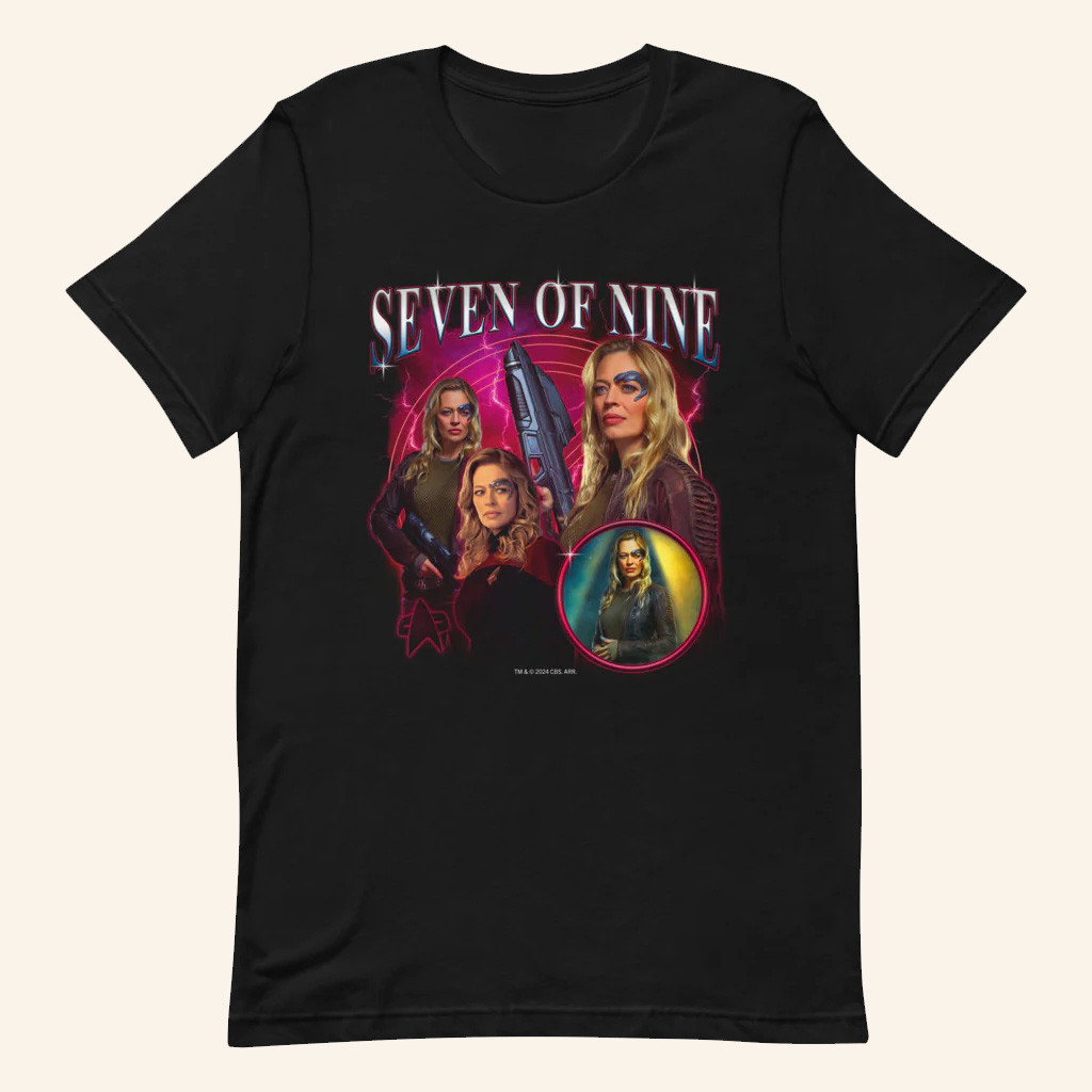 Star Trek Merch Voyager Seven Of Nine Heartthrob T-Shirt Gifts Ideas For Friends