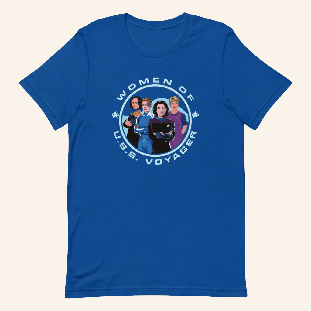 Star Trek Merch Voyager Women Of USS Voyager T-Shirt Presents For Sci Fi Fans Star Trek Merch Voyager Women Of USS Voyager T-Shirt Presents For Sci Fi Fans