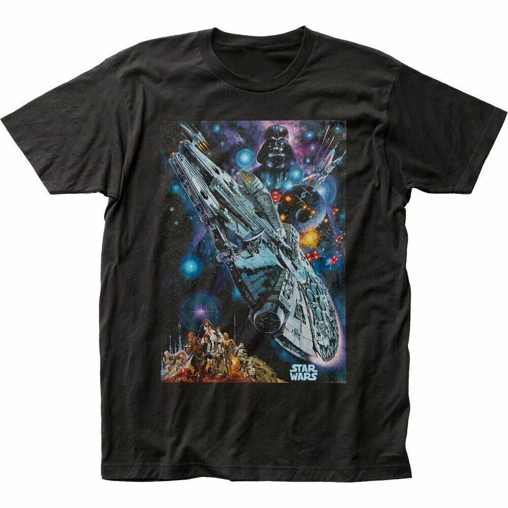 Star Wars 1978 Japanese Poster T-Shirt Licensed Sci-Fi Movie Retro Gift For Fans