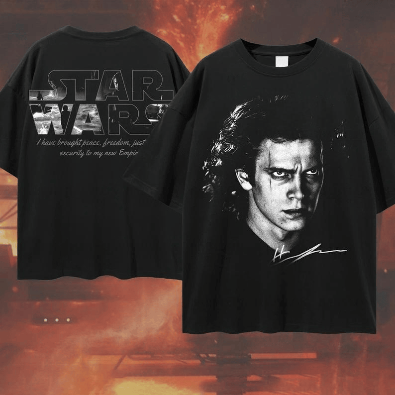 Star Wars 2 Side Anakin Skywalker T-Shirt Gift For Star Wars Fans