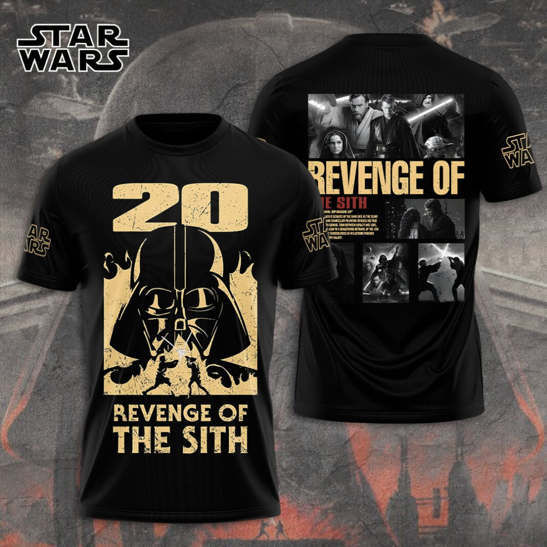Star Wars 20 revenge Of The Sith T-Shirt Unique Gifts For Fan Lovers