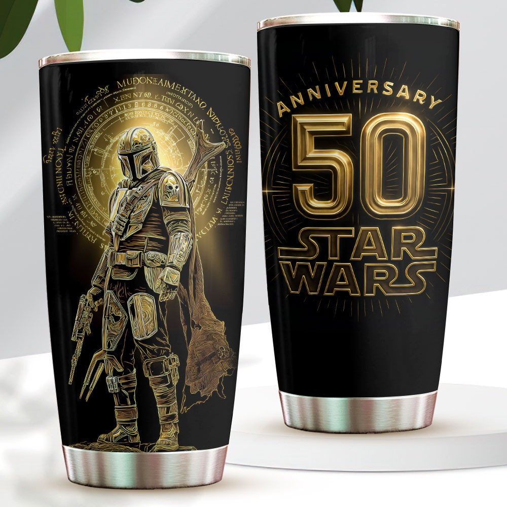 Star Wars 50th Anniversary Tumbler 40Oz Gifts For The Movie Enthusiast