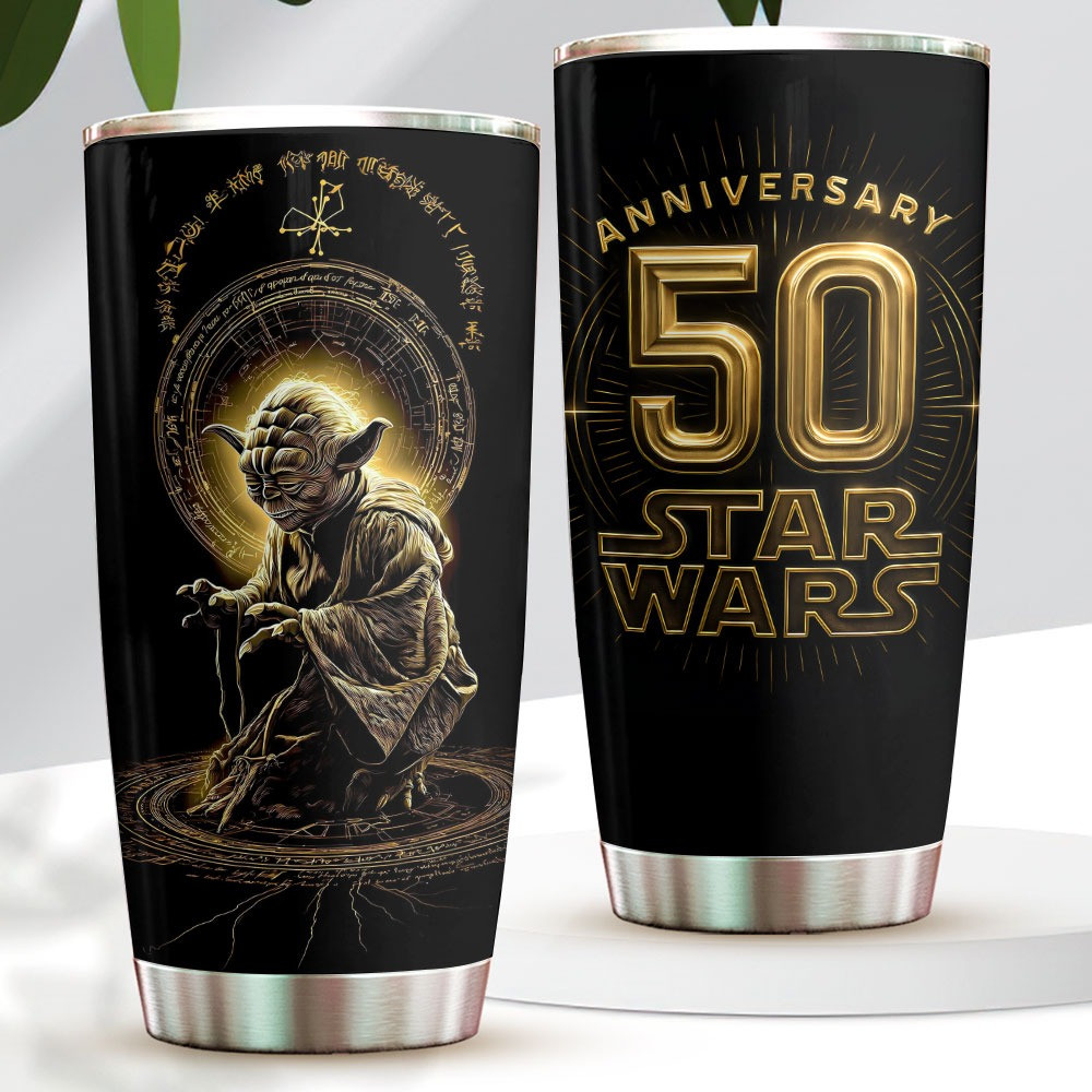 Star Wars 50th Anniversary Tumbler Cup Movie Enthusiast Gifts