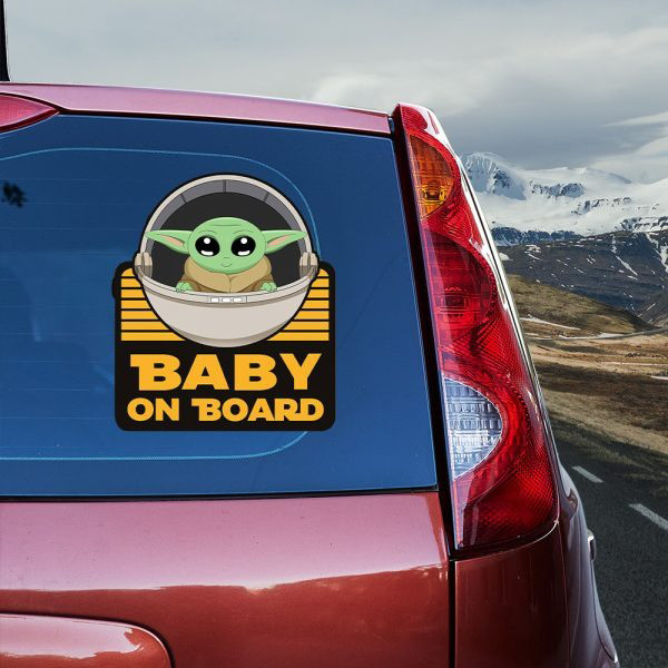 Star Wars Baby On Board Car Stickers Gifts For Movie Lovers