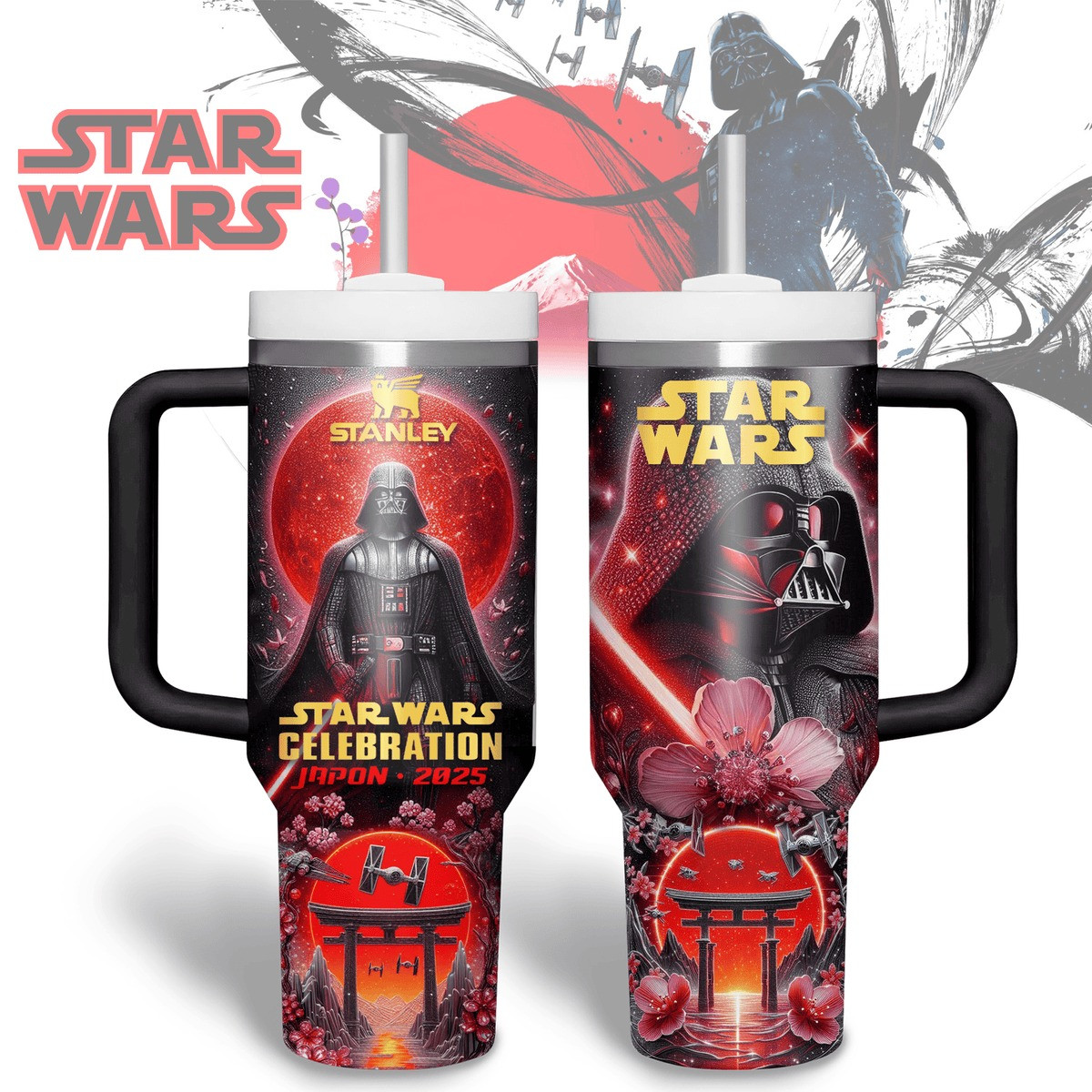 Star Wars Celebration 2025 40oz Tumbler With Handle Gift Ideas For Movie Lovers