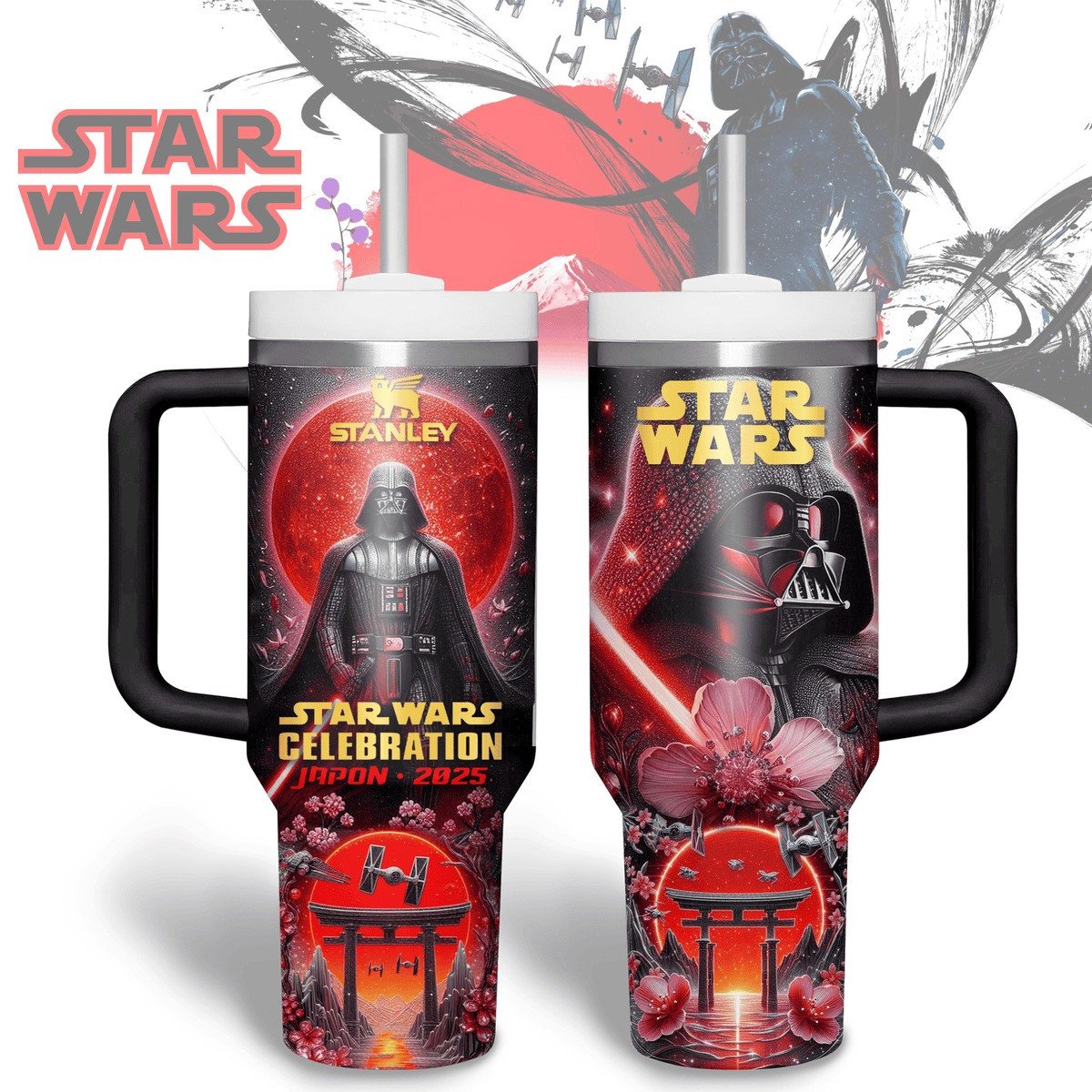 Star Wars Celebration 2025 40oz Tumbler With Handle Gift Ideas For Movie Lovers