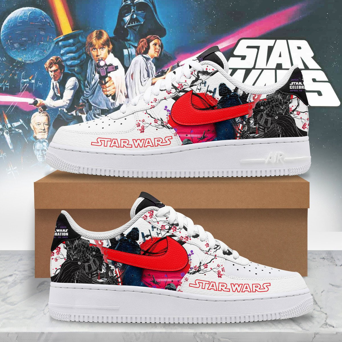 Star Wars Celebration Movie AF1 Shoes Good Gift For Fan Loves