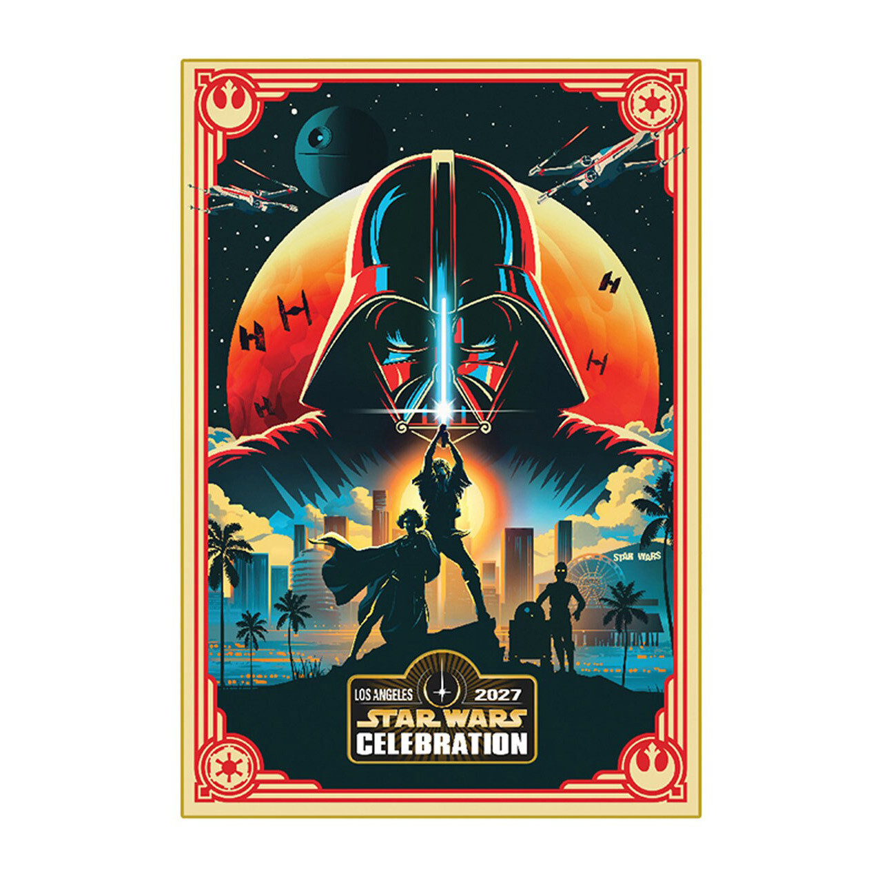 Star Wars Celebration Poster Star Wars Merch Gift Ideas For Home