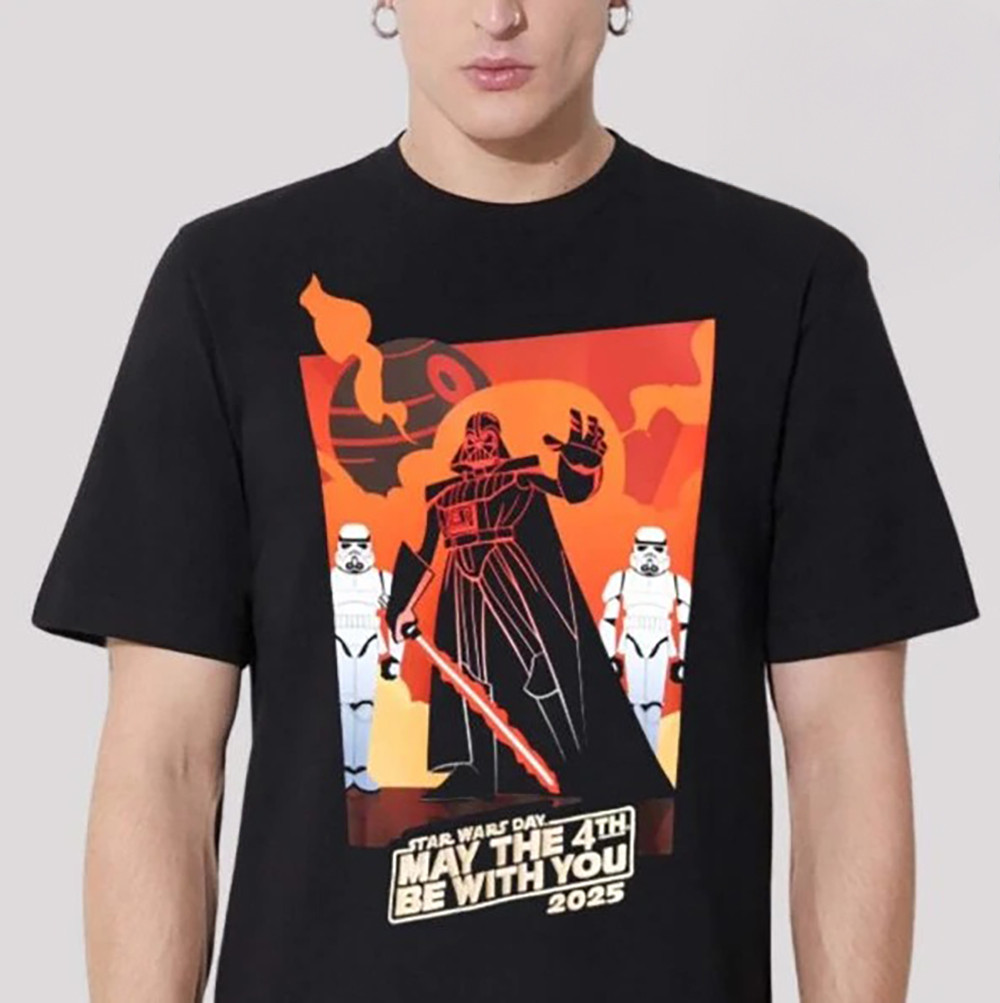 Star Wars Day 2025 May The 4th Be With You T-Shirt Gift For Star Wars Fans