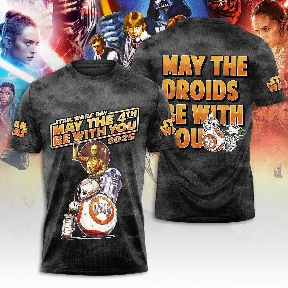 Star Wars Day May The 4TH Be With You 2025 T-Shirt Best Gift For Fans