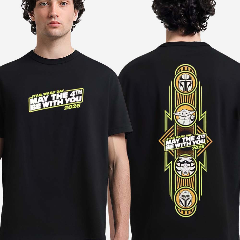 Star Wars May The 4th Be With You T-Shirt Star Wars Day 2026 Clothes Gift For Brothers
