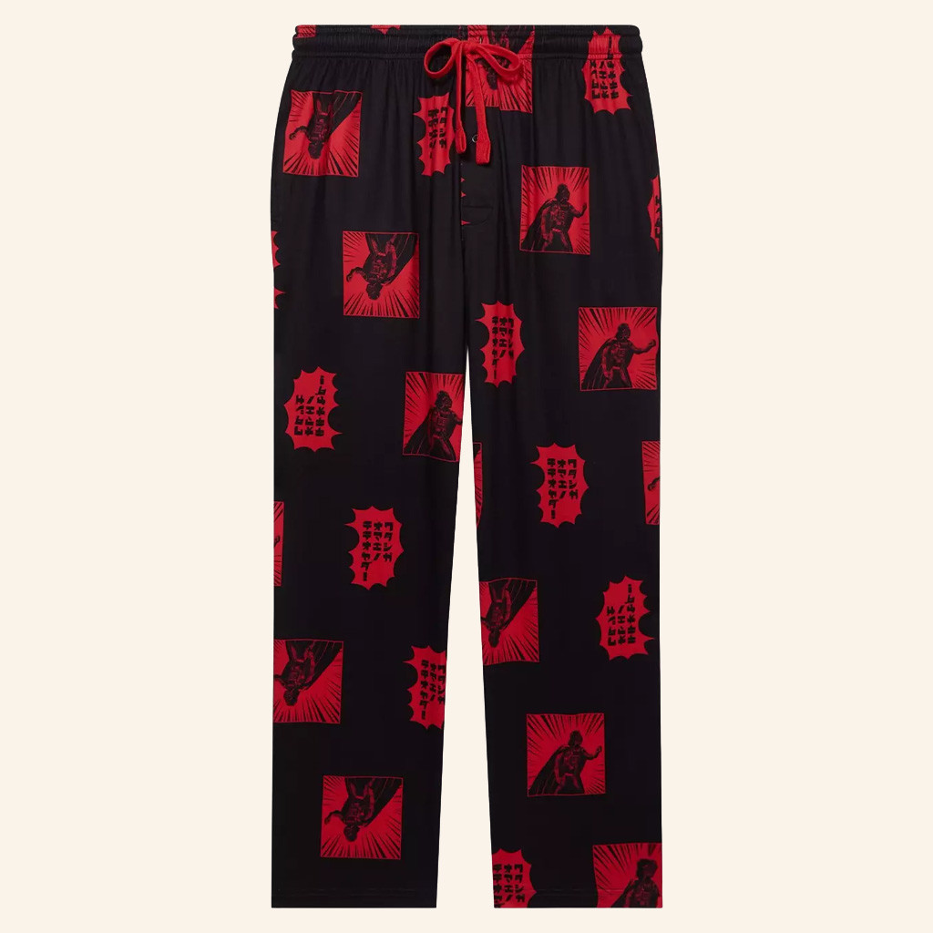 Star Wars Merch Darth Vader Comic Panels Pajama Pants Gifts For Best Friend